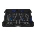 CANYON NS03, Cooling stand dual-fan with 2x2.0 USB hub, support up to 10”-15.6” laptop, ABS plastic 