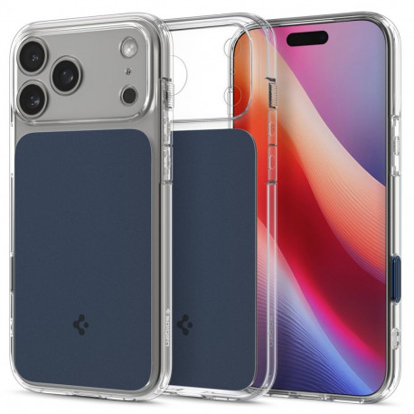 Kaitseümbris Ultra Hybrid T (MagFit), Apple iPhone 17 Pro Max, tumesinine / läbipaistev, MagSafe ühi