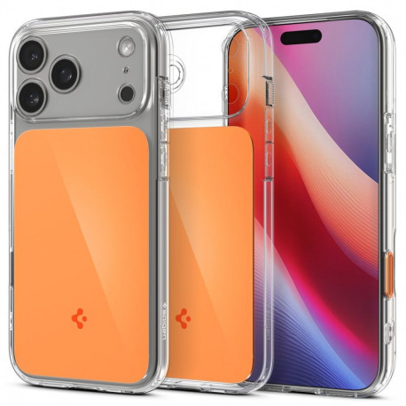 Kaitseümbris Ultra Hybrid T (MagFit), Apple iPhone 17 Pro Max, oranž / läbipaistev, MagSafe ühilduv,