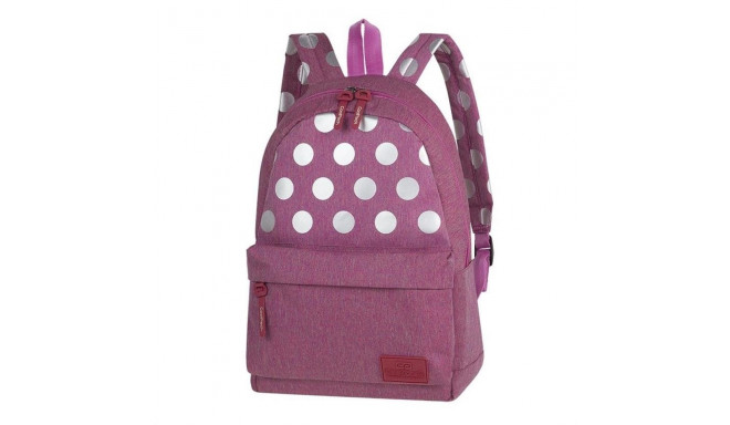 CoolPack seljakott Street, roosa täppidega, 26 l