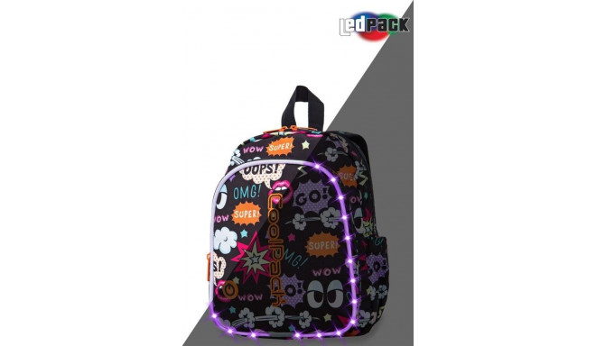 CoolPack seljakott lastele Bobby LED Comics, 8 l