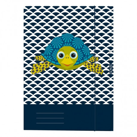 Herlitz kummiga kaaned, A4 - Armsad Loomad / Kilpkonn