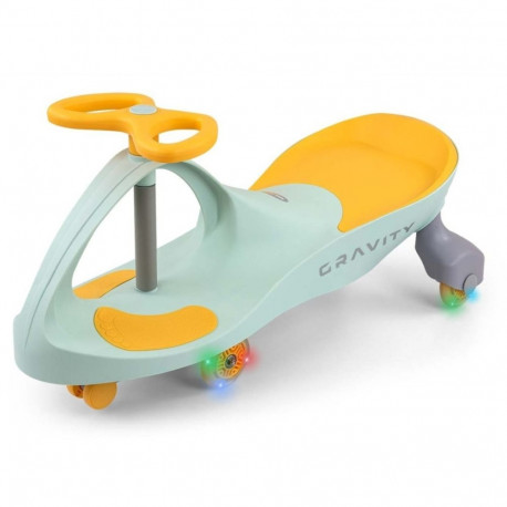 Jeździk grawitacyjny gravity limonkowo-żółty