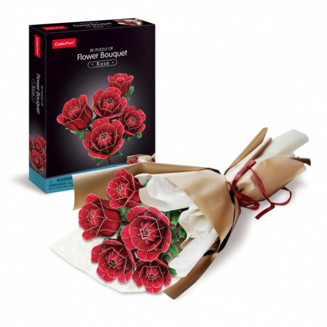 3D pusle suur lillekimp – roosid