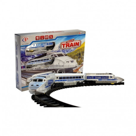 Pociąg Kolejka na Baterie ze Światłami i Dźwiękiem