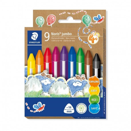 Wax crayon Noris jumbo 9x14mm