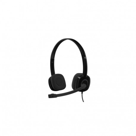 Logitech H151 Stereo Wired Headset 3.5 mm jack, Black