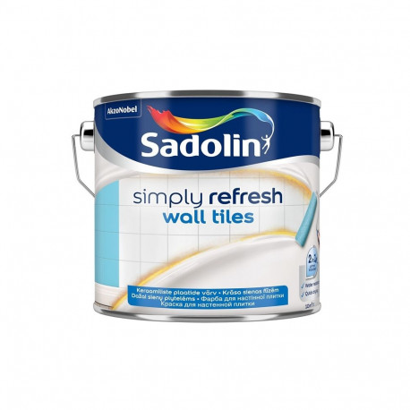Simply Refresh seinaplaatide värv BW 2.5L