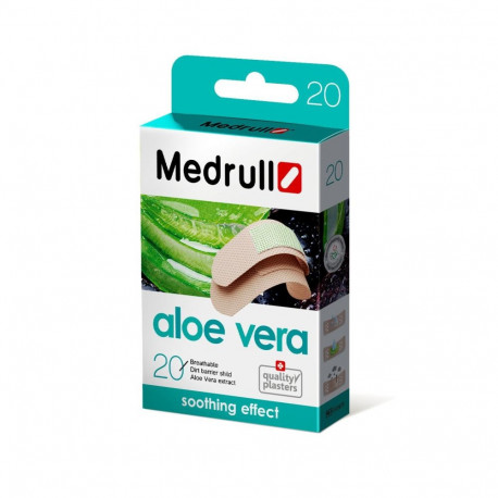Medrull aaloe vera plaastrid 20 tk