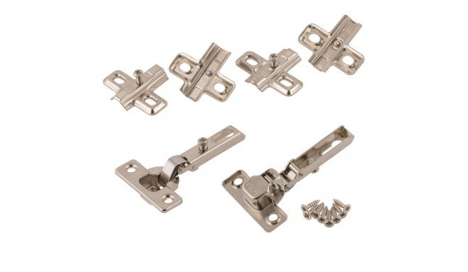 hingekomplekt 26 mm 95 täiskatva pealepandega