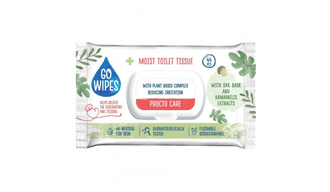 GOWIPES märg WC-paber PROCTO CARE 44 tk