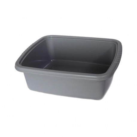 SQUARE BASIN 14L 39X39X15CM COCOA