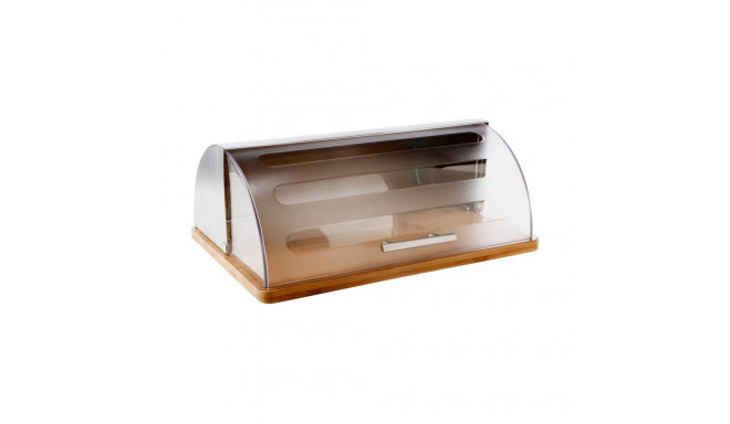 Breadbasket 5five Simply Smart Bambou cuisine Silver Chromed 39 x 26,5 x 15,5 cm Wood