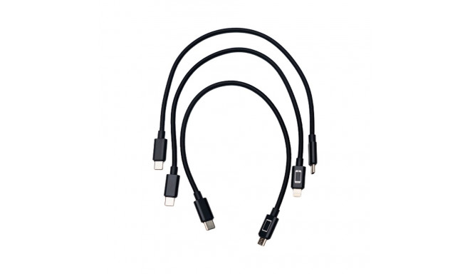 Chasing RC3 Cable kit (Type-C-Micro, Type-C-Type-C, Type-C-lightning.)