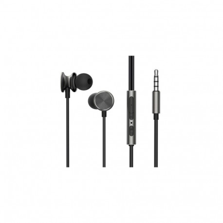 Joyroom Earphone Wired, In-Ear Headphones with Remote and Microphone, 3.5mm Jack, Dark Gray (JR-EW03