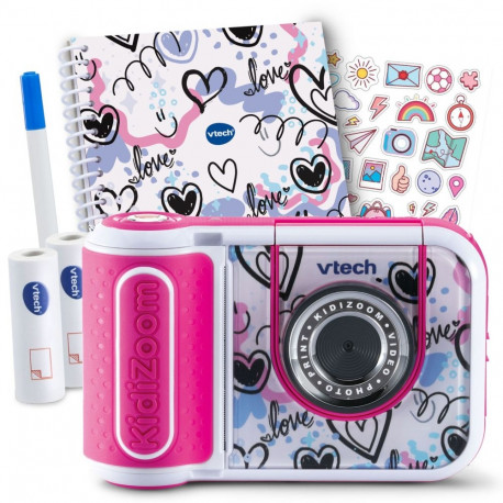 VTech Kidizoom Print Cam pink limited Bundle