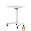 Adjustable table 600x520mm white