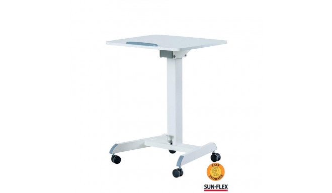 Adjustable table 600x520mm white
