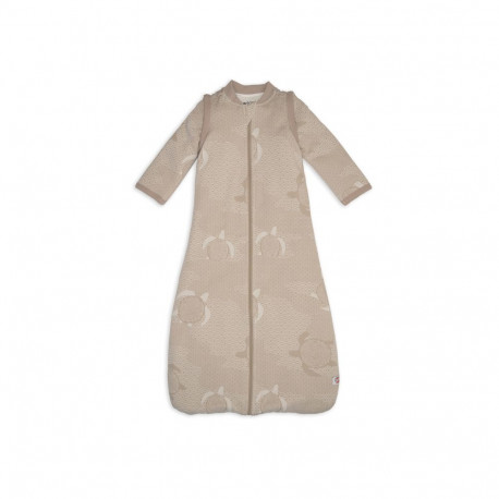 Lodger Hopper Matcha Turtle Sleeping bag with removable sleeves 68/80 / cream