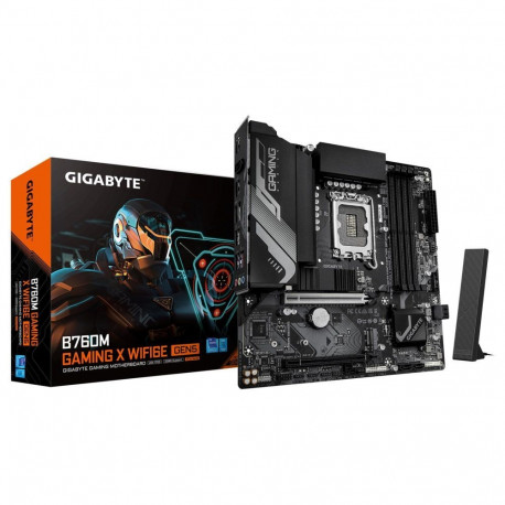 Gigabyte Mainboard||Intel B760 Express|LGA1700|Micro-ATX|Memory DDR5|Memory slots 4|B760MGXWF6EGEN5