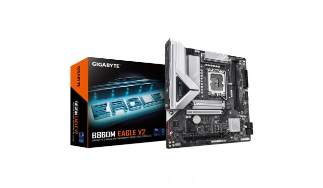 Gigabyte Mainboard||Intel B860 Express|LGA1851|Micro-ATX|Memory DDR5|Memory slots 2|B860MEAGLEV2