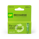 ACCU GP AAA.650MAH 4PCS