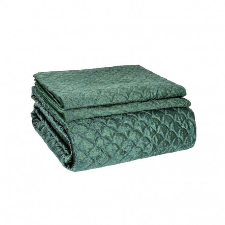 BEDSPR PILLOW CASE GREEN 220X240 2X50X70
