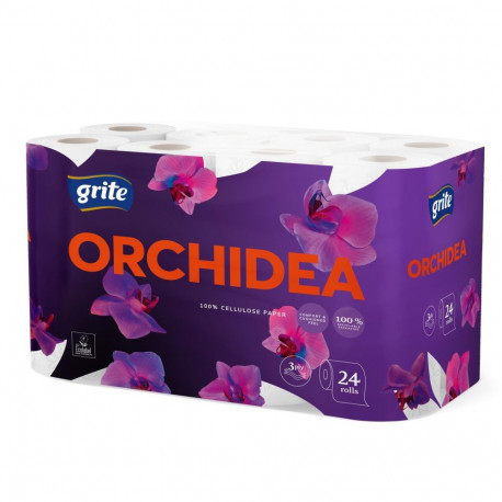 Grite Orchidea tualettpaber 24 tk 3-kihiline