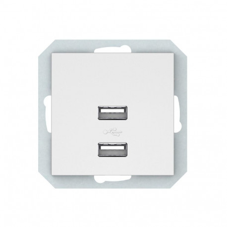 SOCKET USB 2PL. WMAT USB-3.4A-02 QR1000