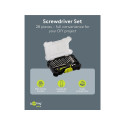 Goobay Tools Screwdriver Set with 26-Piece Bit Set