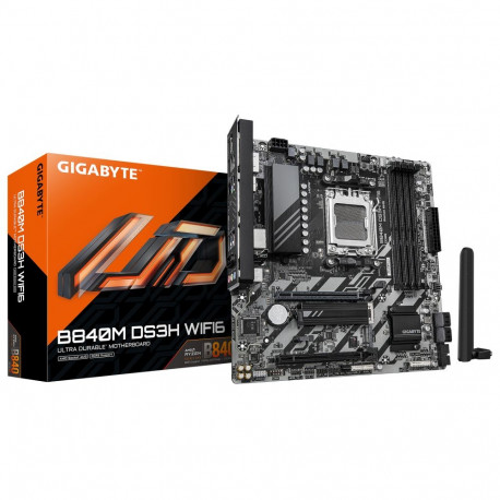 Gigabyte B840M DS3H WIFI6 (rev. 1.1) | Processor family AMD | Processor socket AM5 | DDR5 | Supporte