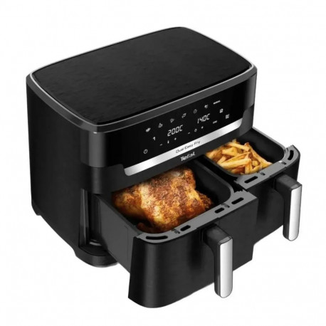 TEFAL | Air Fryer | EY942HE0 Easy Fry Dual XXL | Power 2700 W | Capacity 11 L | Dark Grey