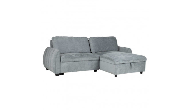 Corner sofa bed CLOUD bluish green