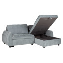 Corner sofa bed CLOUD bluish green