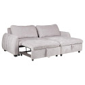 Corner sofa bed CLOUD light grey