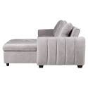 Corner sofa bed CLOUD light grey