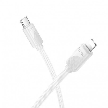 Cable USB C to Lightning Hoco PD 27W 1 m X114 white