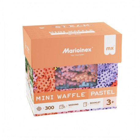 Marioinex ehitusklotsid Mini Waffle 300 tk, pastelsed