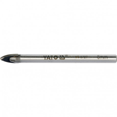 Klaasi- ja plaadipuur 8 mm YT-3727 YATO