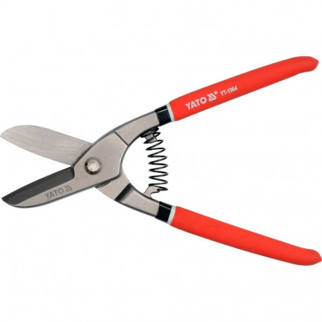 Yato Tin Snips YT-1964, 250mm, S55C, 55-60 HRC, 60mm, PVC, cold forged, 1.2mm, 1.8mm, 0.8mm