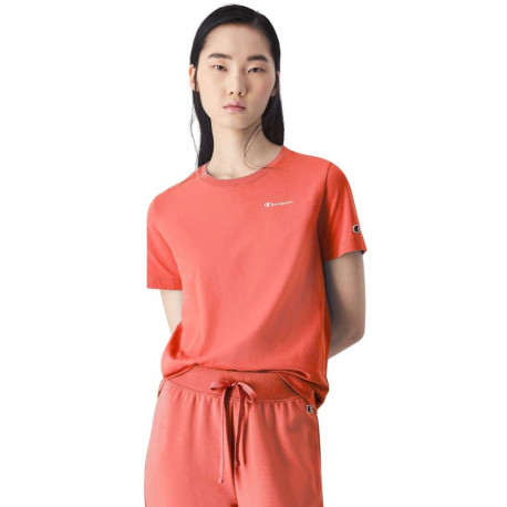 Koszulka damska Champion SS Tee koralowa 117535 PS004 S