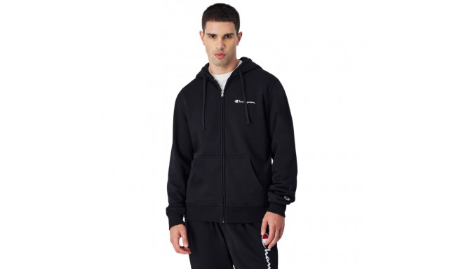 Bluza męska Champion Full Zip Hoodie czarna 220260 KK001 XL