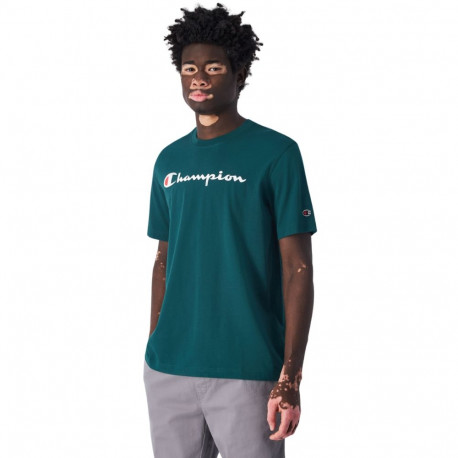 Champion meeste t-särk SS Tee 220256 GS502 XL, roheline