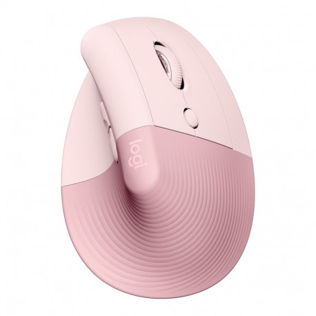 LOGITECH Lift Bluetooth Vertical Ergonomic Mouse - ROSE/DARK ROSE