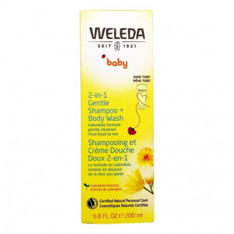 Weleda Baby Calendula Hair- & Body Shampoo (200ml)