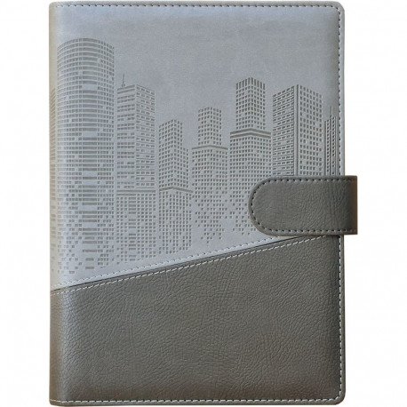 Book calendar Boss Week A5 Universal, spiral binding, FASHION lux cover (BLACK/RED) 00073/40282