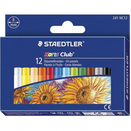 õlipastellid STAEDTLER Noris 12 värvi
