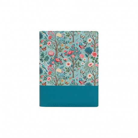 Raamatkalender KANTSLER Trend Nädal Rose Garden 140x190mm, spiraalköide, surutrükk pilt kunstnahast 