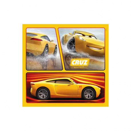 PUZZLE CLEMENTONI 3X48 CARS 25305