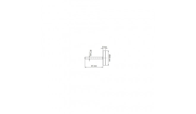 klapi termomeeter 0-120C 50mm
